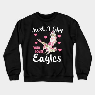 Winged Guardians Powerful Eagle Poster Crewneck Sweatshirt